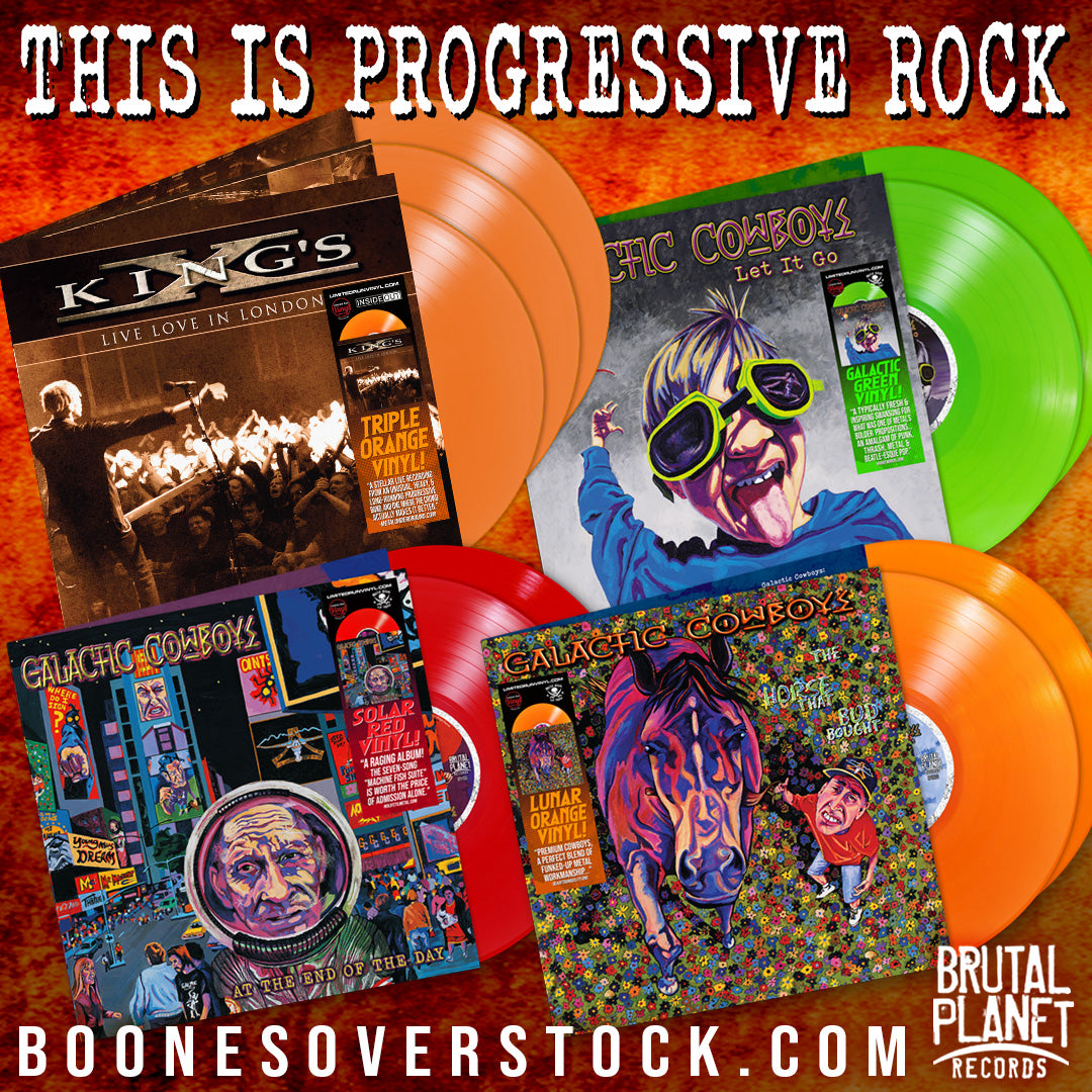 KING'S X - LIVE LOVE IN LONDON CD/VINYL & 3x GALACTIC COWBOYS 1st