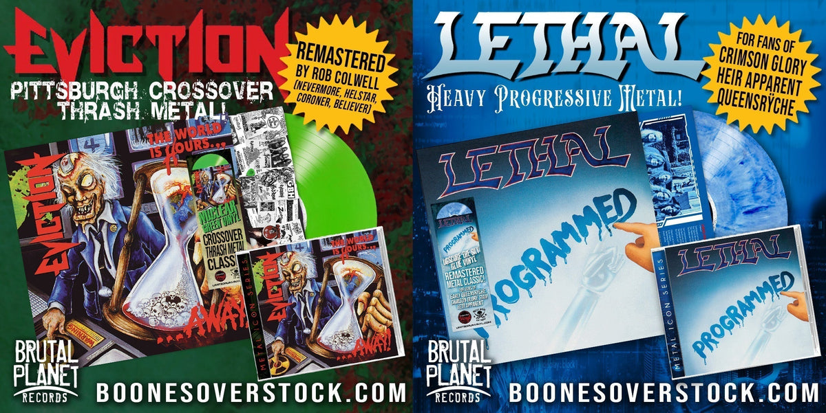 Eviction and Lethal Classic Thrash and Power Metal CD & Vinyl