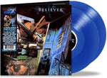 BELIEVER - DIMENSIONS (*NEW-TRANSPARENT BLUE 2-LP GATEFOLD VINYL, 2024, Bombworks) ***Bumped & Bruised
