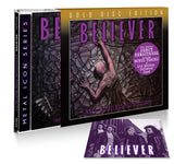 BELIEVER - EXTRACTION FROM MORTALITY (*NEW-DELUXE GOLD CD + CARD, 2023, Bombworks) Only 500 - Remastered/1989 Thrash Metal