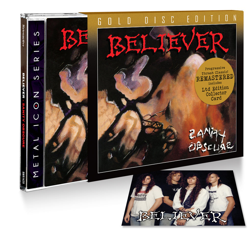 BELIEVER - SANITY OBSCURE (*NEW-DELUXE GOLD CD + CARD, 2023
