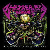 BLESSED BY A BROKEN HEART - ALL IS FAIR IN LOVE & WAR (SLIME GREEN VINYL, 2022) *Bumped & Bruised Jacket - Extreme Christian Metal (80's vibe)