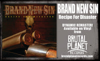 BRAND NEW SIN - RECEIPE FOR DISASTER (*NEW-BERRYWINE VINYL, 2024, Brutal Planet) Heavy Hard Rock Metal w Southern Groove!