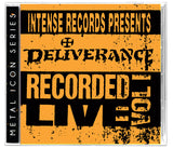 DELIVERANCE - INTENSE LIVE SERIES VOLUME 1 (*NEW-CD, 2024, Retroactive) Remastered + Stryper cover