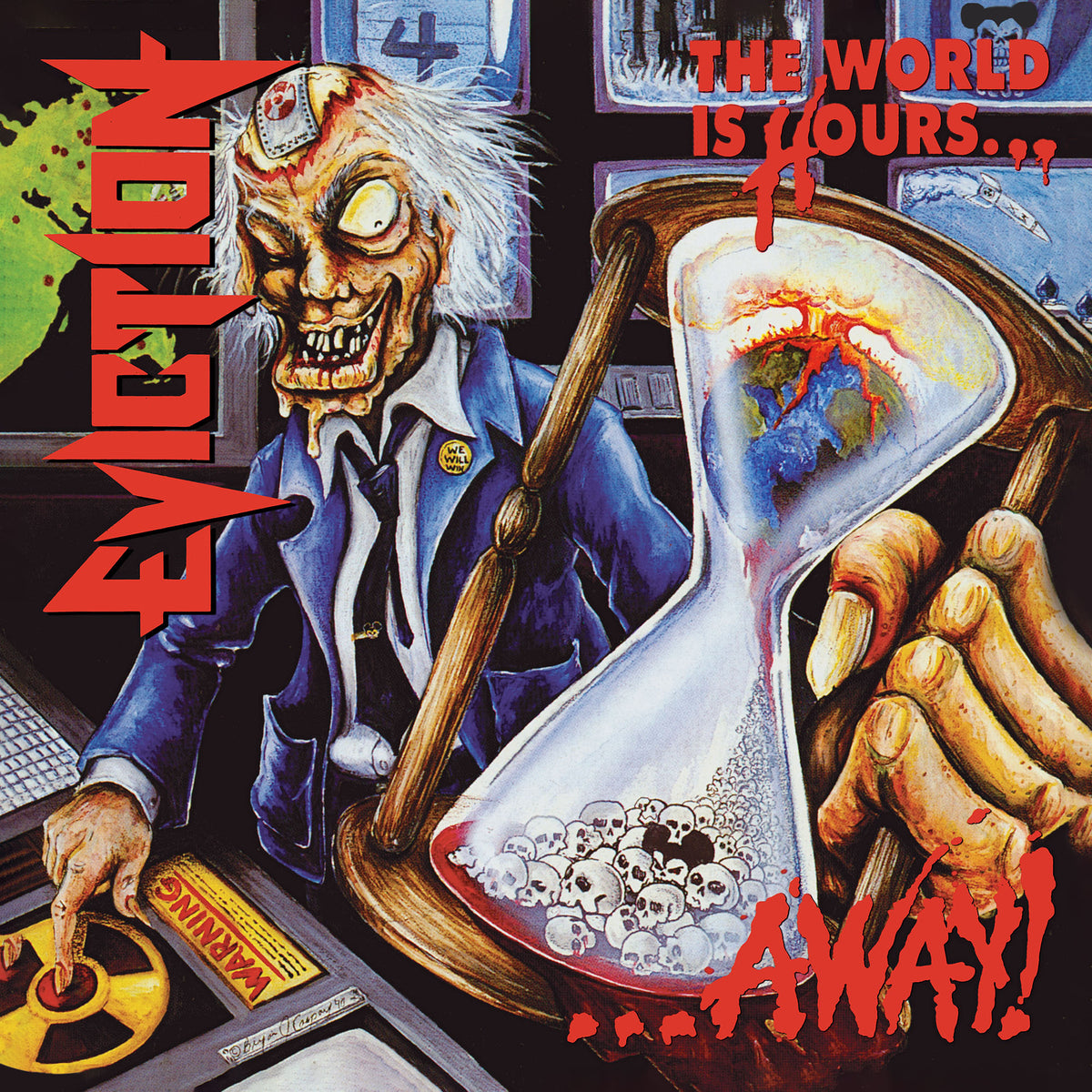 Eviction - The World Is Hours Away (Nuclear Green Vinyl, 2025