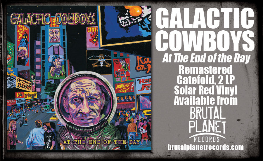 GALACTIC COWBOYS - AT THE END OF THE DAY (2-LP Solar Red Vinyl