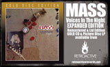 MASS - VOICES IN THE NIGHT + 2 Bonus (*NEW-PICTURE DISC VINYL, 2023, Retroactive) Produced by Michael Sweet of Stryper!