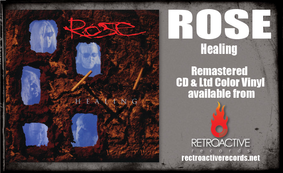 RANDY ROSE - HEALING (Red-Rose Swirl Vinyl, 2024, Retroactive
