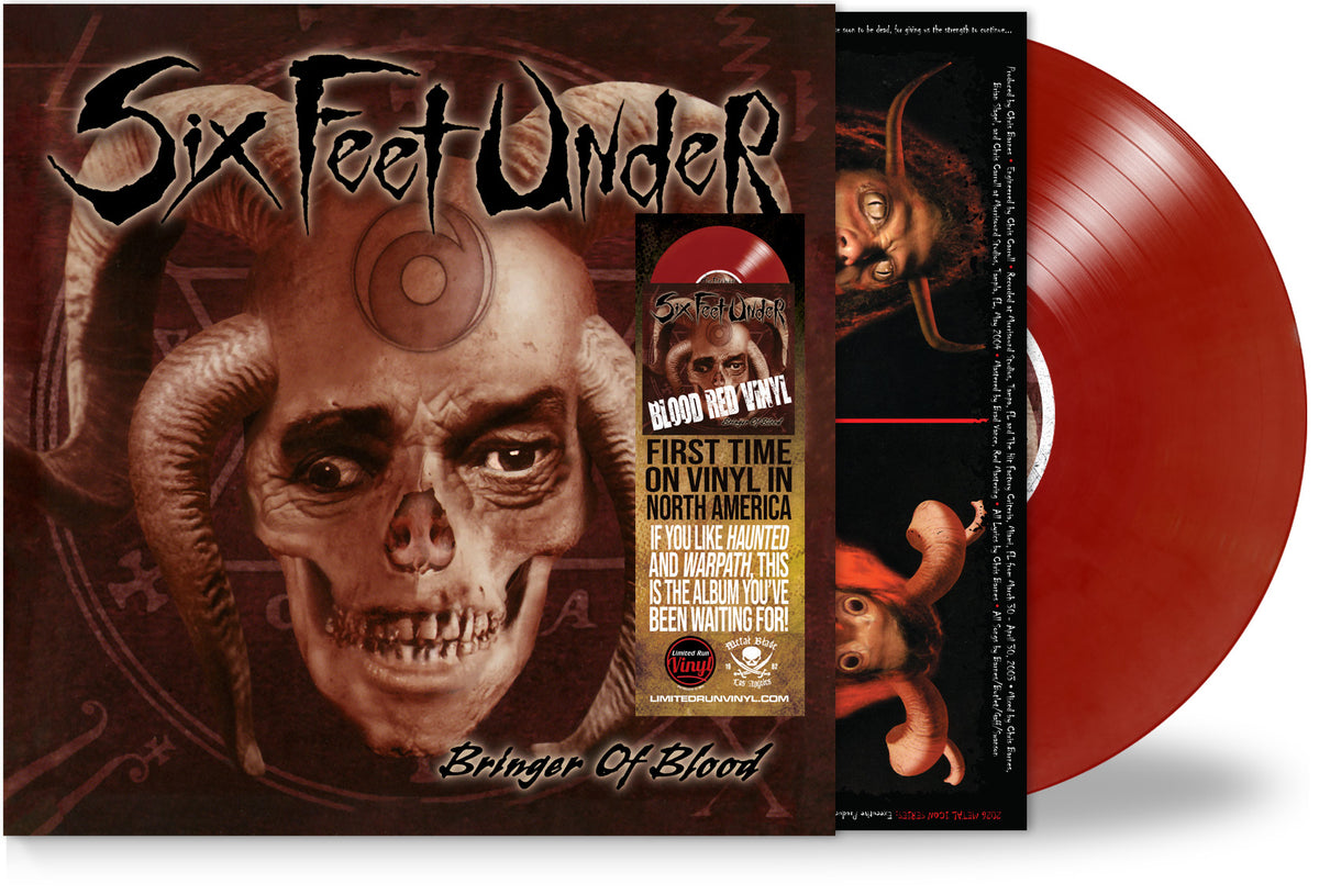 Six Feet Under - Bringer of Blood (Blood Red Vinyl, 2026, Brutal