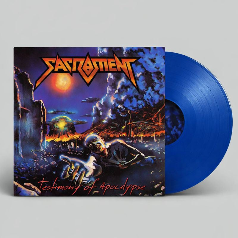 SACRAMENT - TESTIMONY OF APOCALYPSE (BLUE VINYL, 2017, Retroactive