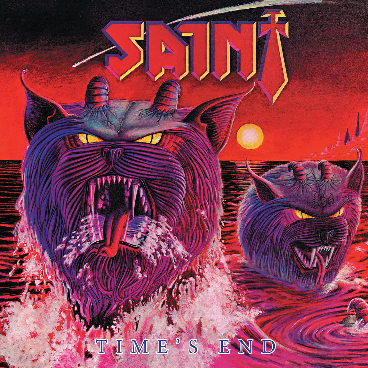 Saint - Times End: 40th Anniversary + 2 (*Purple Majesty Vinyl