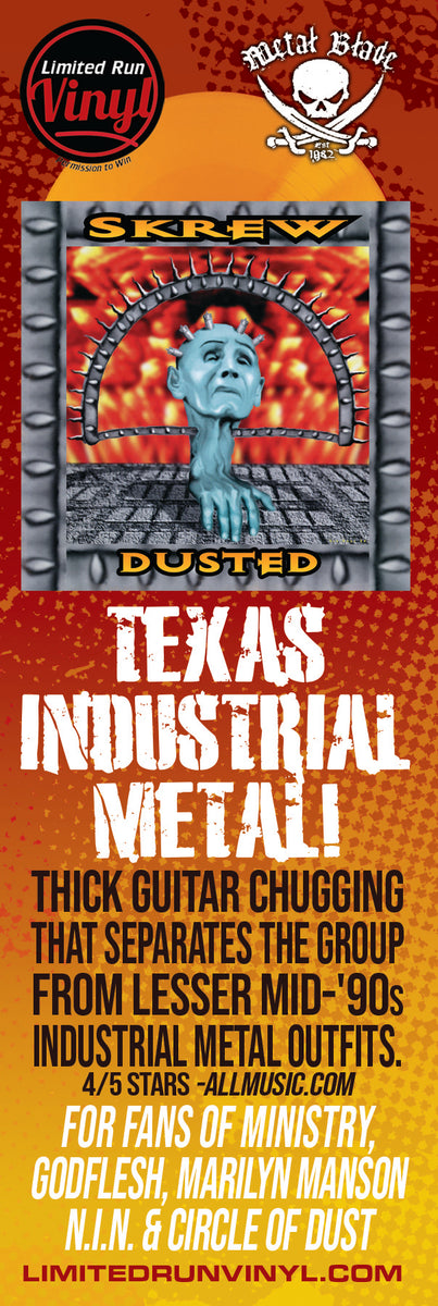 Skrew - Dusted (Orange Vinyl, 2025, Brutal Planet) 90's Industrial