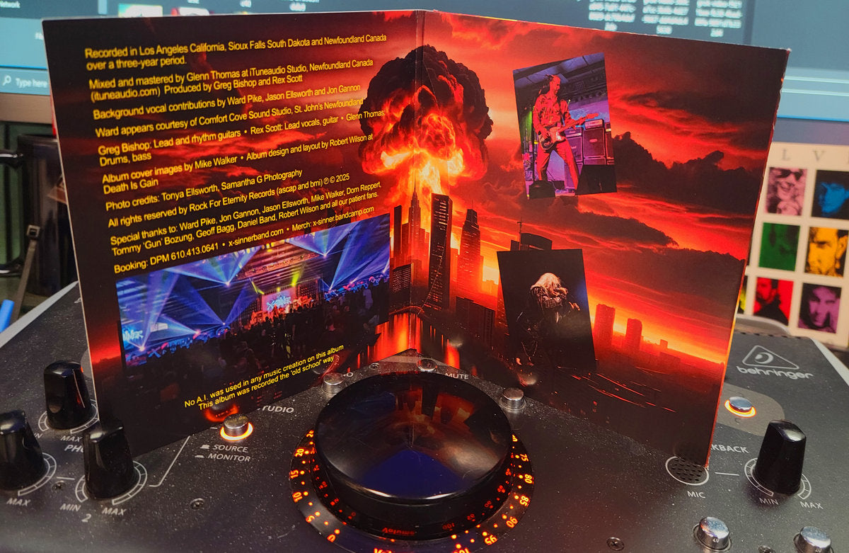 X-sinner - Goin' Out With A Bang (New-CD, 2025) Limited Qty