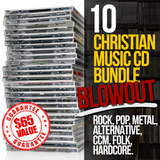 10 CD CHRISTIAN MUSIC BUNDLE BLOWOUT - Pop + Rock + Metal + Alternative + CCM