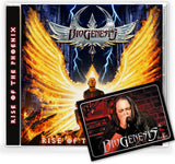 BIOGENESIS - RISE OF THE PHOENIX + Trading Card (*NEW-CD, 2021, Retroactive) Tiago + Chaz Bond (Jacob's Dream)