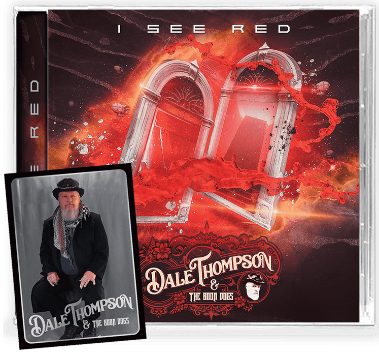 DALE THOMPSON & THE BOON DOGS - I SEE RED (*NEW-CD, 2022