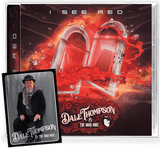 DALE THOMPSON & THE BOON DOGS - I SEE RED (*NEW-CD, 2022, Girder Records) Heavy Blues from Bride vocalist!