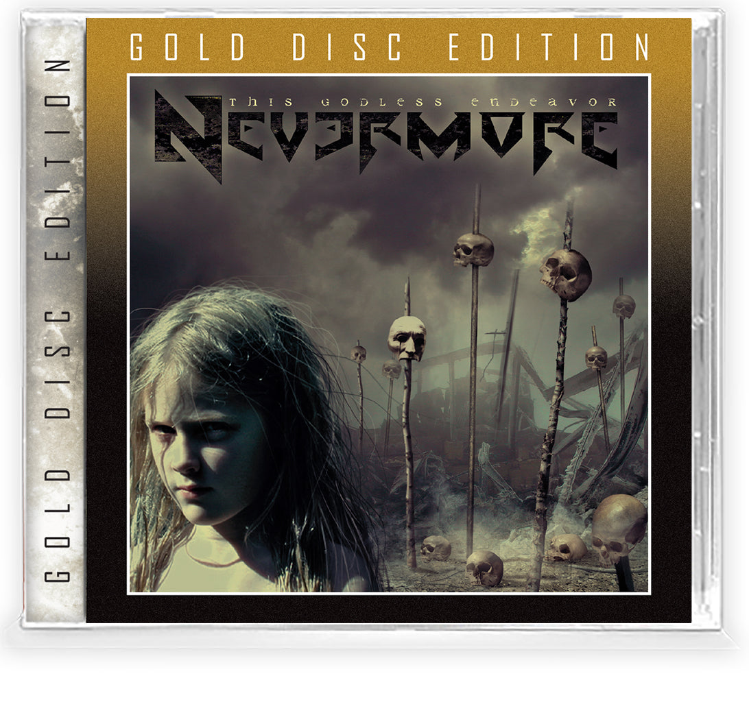 NEVERMORE - THIS GODLESS ENDEAVOR (*NEW-GOLD DISC CD, 2022, Brutal