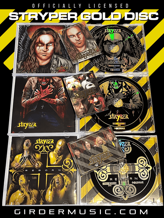STRYPER - REBORN GOLD DISC (CD) 2022 GIRDER RECORDS (Legends