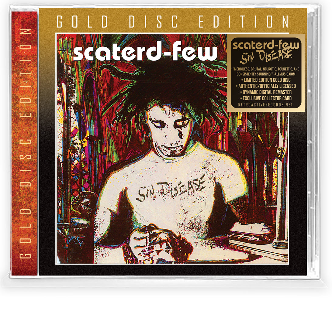SCATERD FEW - SIN DISEASE + Ltd Collector Card (*NEW-GOLD DISC CD