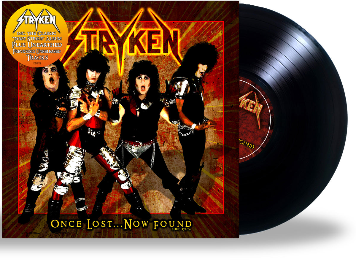 STRYKEN - ONCE LOST...NOW FOUND (*NEW-VINYL, 2023, Retroactive) Includes  the First Strike album + 7 bonus