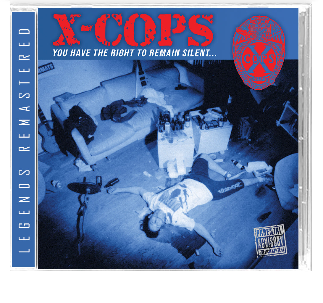 X-COPS - YOU HAVE THE RIGHT TO REMAIN SILENT (*NEW-CD, 2023, Brutal Planet)  Crossover Metal Side Project Members of GWAR!