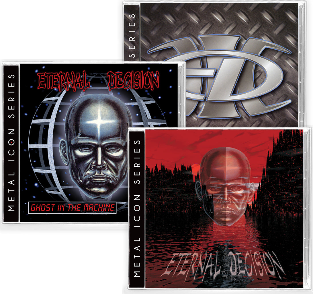 ETERNAL DECISION 3-CD BUNDLE - DEBUT + GHOST...+ III Remasters (*NEW-CD,  2021, Retroactive)