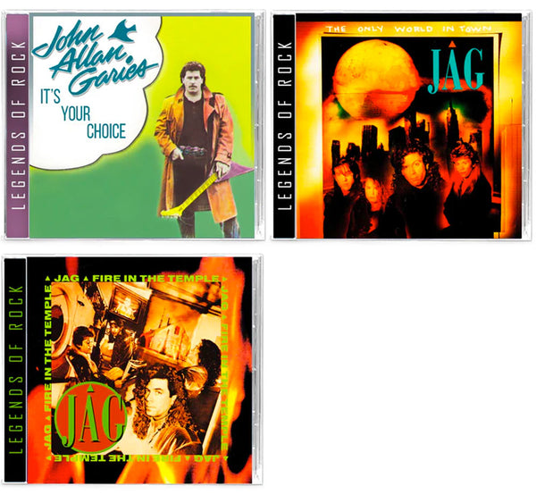 3-CD BUNDLE - JAG - ONLY WORLD + FIRE IN TEMPLE + IT'S YOUR CHOICE AOR Classics