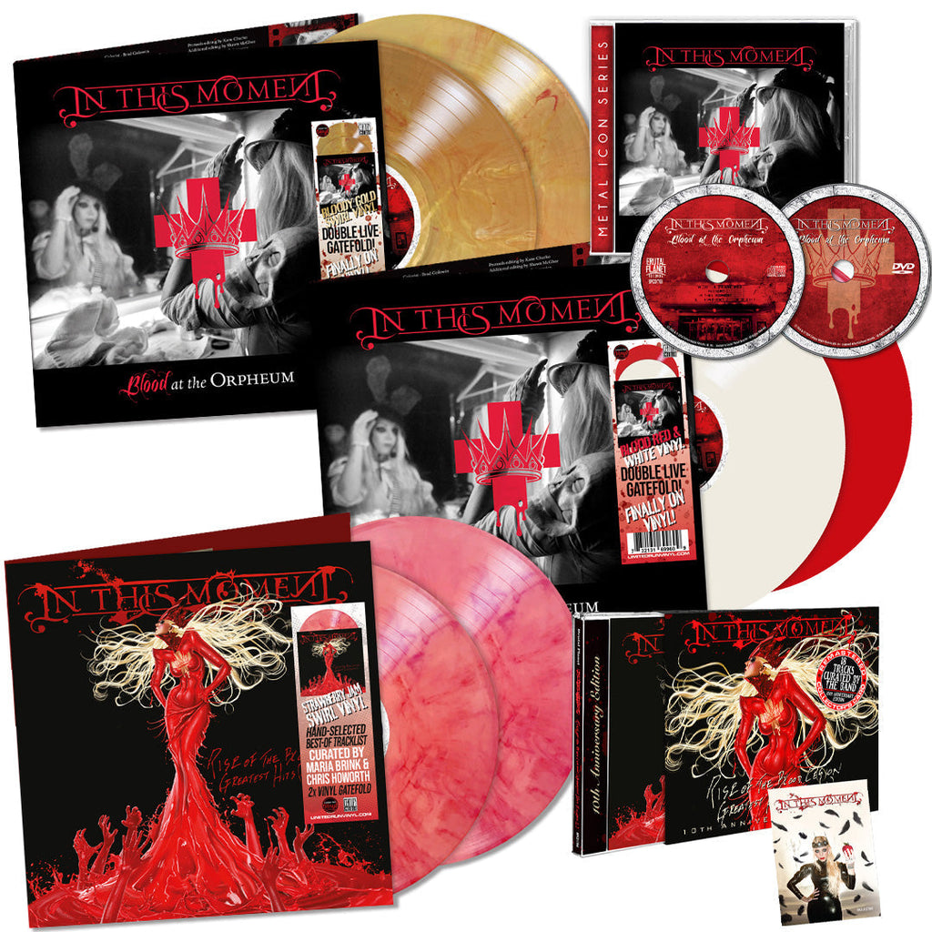 In This Moment - Two Brutal Planet Records CD/Vinyl/DVD Reissues - Blood at the Orpheum/Rise of Blood Legion