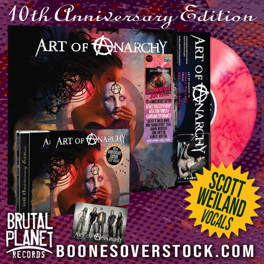 Supergroup ART OF ANARCHY Debut CD/Vinyl 10th Anniversary Reissue (Scott Weiland/GnR/Disturbed)