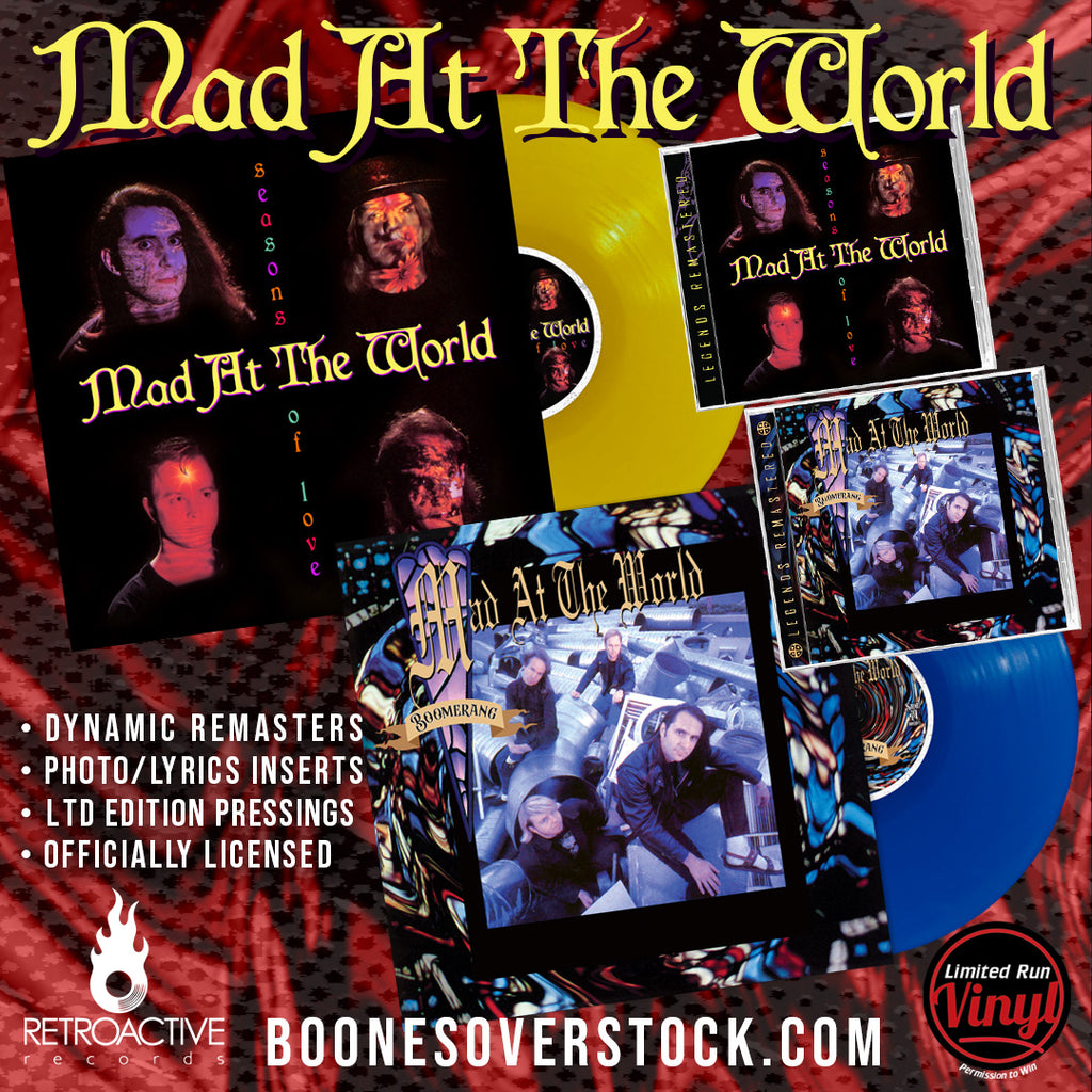 PRE-ORDER MAD AT THE WORLD CD/VINYL "Boomerang" & "Seasons of Love" Remasters