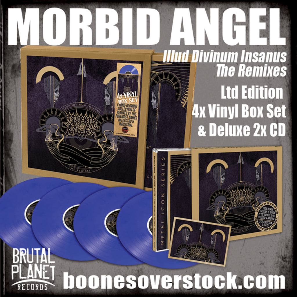 Morbid Angel – Illud Divinum Insanus - The Remixes 4-LP Vinyl Box Set & 2-CD Collector's Edition w Card