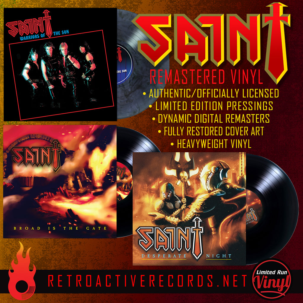 VLOG SAINT LIMITED RUN VINYL - WARRIORS OF THE SON + DESPERATE NIGHT + BROAD IS THE GATE