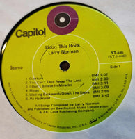 LARRY NORMAN - UPON THIS ROCK (*Pre-owned VG++ Vinyl, 1970, Capitol Records) RARE Different Version than Impact version