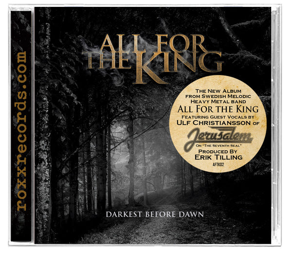 ALL FOR THE KING - DARKEST BEFORE DAWN (CD) 2024 Majestic Swedish Metal ala Narnia & Theocracy!