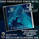 Absolon - In The Halls of Silence (New-CD, 2025, NoLifeTilMetal) FFO Malachia Queensryche Crimson Glory