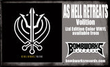 AS HELL RETREATS - VOLITION (*NEW-YELLOW VINYL, 2023, Bombworks) Christian Extreme Metal