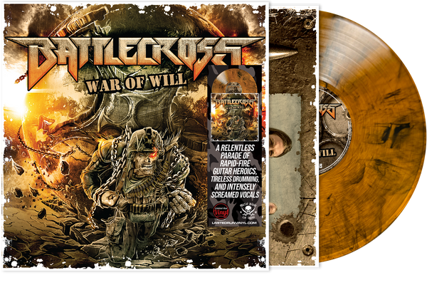 Battlecross - War of Will (Amber Wave Vinyl) Thrash attack!