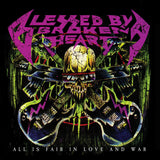 BLESSED BY A BROKEN HEART - ALL IS FAIR IN LOVE & WAR (*NEW-SLIME GREEN VINYL, 2022, Brutal Planet) Extreme Christian Metal (80's vibe) *Bumped & Bruised