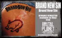 BRAND NEW SIN - BRAND NEW SIN (*NEW ORANGE VINYL, 2023, Brutal Planet) 1st time ever on vinyl! For fans of bluesy hard rock/metal!