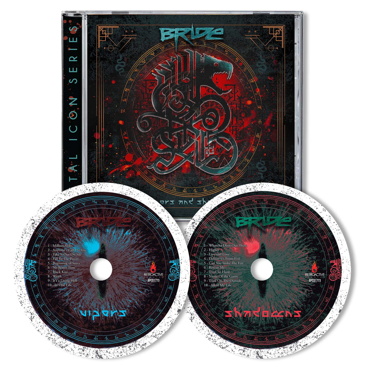 Bride - Vipers & Shadows + 2 Bonus (2-CD Jewel Case, 2026, Retroactive ...