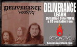 DELIVERANCE - LEARN (*ORANGE VINYL, 2025, Retroactive) elite Crunchy Prog Metal