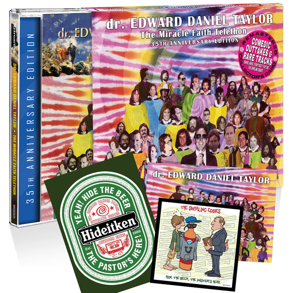 Dr. Edward Daniel Taylor – The Miracle Faith Telethon: 35th Anniversary Ed (*Collector's Edition CD, Card, Sticker, 2025) DA/Adam Again/Choir Members
