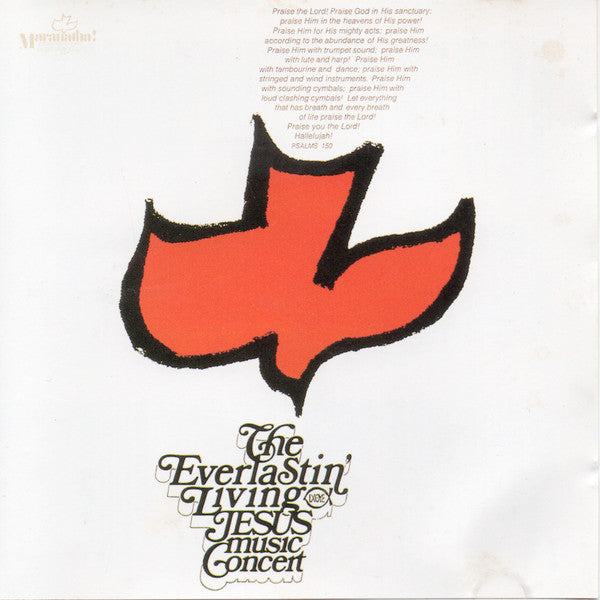 Various – The Everlastin' Living Jesus Music Concert (*Pre-owned CD, Maranatha!) Rare CD / Important Release