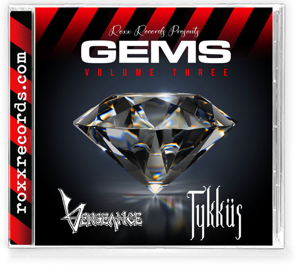 Roxx Gems Volume III - featuring Vengeance & Tykkus (CD, 2025, Roxx) Demos!