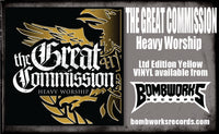 THE GREAT COMMISSION - HEAVY WORSHIP (*NEW-YELLOW VINYL, 2024, Bombworks Records) Brilliant-Christian Metalcore Worship w hooks!