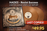 Hades - Resisting Success + Demos (New 2-LP Gold Vinyl, 2022, The Crypt) Import Thrash *Last Copies!