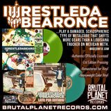 IWRESTLEDABEARONCE - LATE FOR NOTHING (*NEW-TEAL VINYL, 2023, Brutal Planet) *Amazing Brutal Metal Deathcore