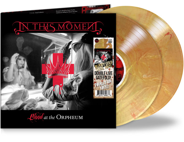 In This Moment - Blood at the Orpheum-Live (Bloody Gold Swirl 2-LP Vinyl Gatefold, 2025, Brutal Planet) Webstore Exclusive-Only 300!