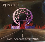 PJ Bostic – Faith of Least Resistance (CD, 2021, Indie) aka Paul Roraback elite Prog rock!